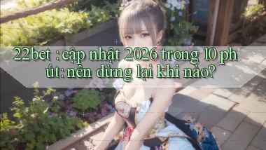 22bet cập nhật 2026 trong 10 phút nên dừng lại khi nào