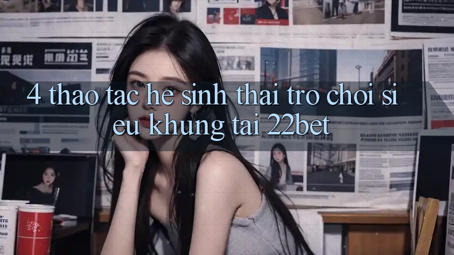 4. Thao tác Hệ Sinh Thái Trò Chơi Siêu Khủng Tại 22bet