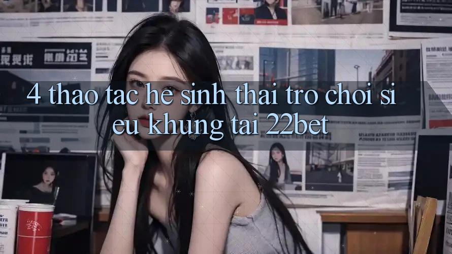 4. Thao tác Hệ Sinh Thái Trò Chơi Siêu Khủng Tại 22bet