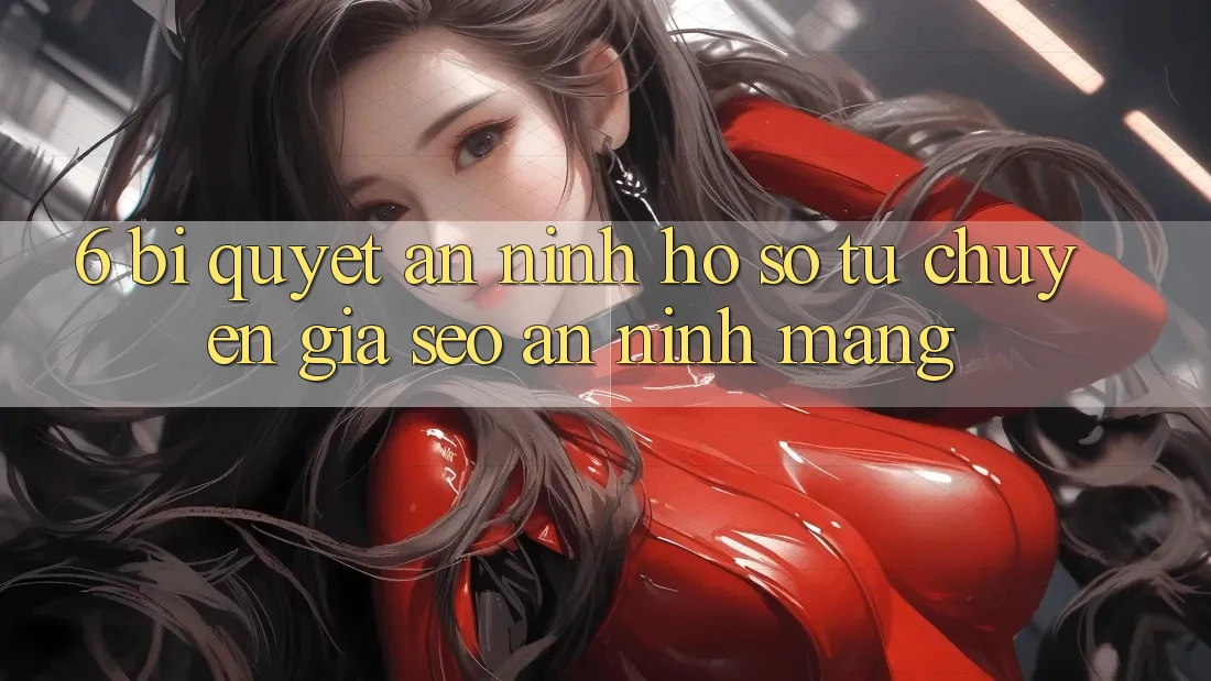 6. Bí Quyết An ninh Hồ sơ Từ Chuyên Gia SEO & An Ninh Mạng
