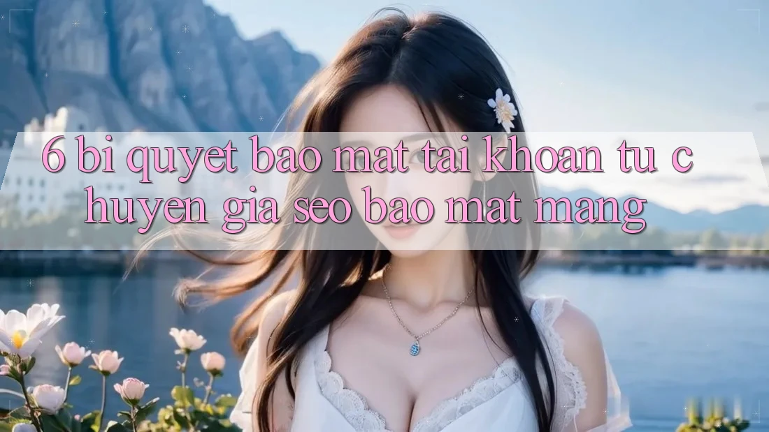 6. Bí Quyết Bảo Mật Tài Khoản Từ Chuyên Gia SEO & Bảo mật Mạng
