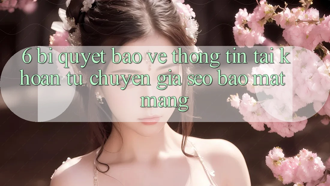 6. Bí Quyết Bảo vệ thông tin Tài Khoản Từ Chuyên Gia SEO & Bảo mật Mạng