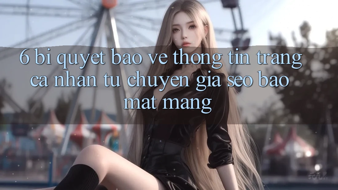 6. Bí Quyết Bảo vệ thông tin Trang cá nhân Từ Chuyên Gia SEO & Bảo mật Mạng 6. Bí Quyết Bảo vệ thông tin Trang cá nhân Từ Chuyên Gia SEO & Bảo mật Mạng