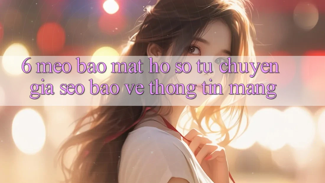 6. Mẹo Bảo Mật Hồ sơ Từ Chuyên Gia SEO & Bảo vệ thông tin Mạng