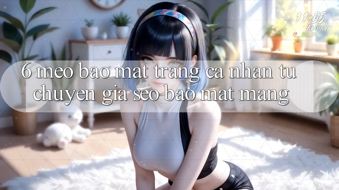 6. Mẹo Bảo Mật Trang cá nhân Từ Chuyên Gia SEO & Bảo mật Mạng