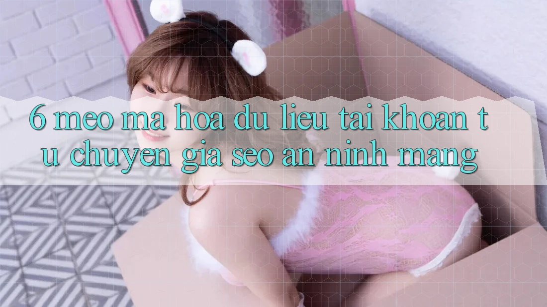 6. Mẹo Mã hóa dữ liệu Tài Khoản Từ Chuyên Gia SEO & An Ninh Mạng