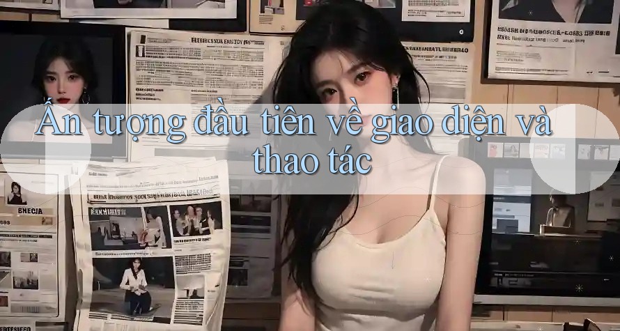 Ấn tượng đầu tiên về giao diện và thao tác