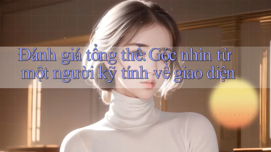 Đánh giá tổng thể: Góc nhìn từ một người kỹ tính về giao diện
