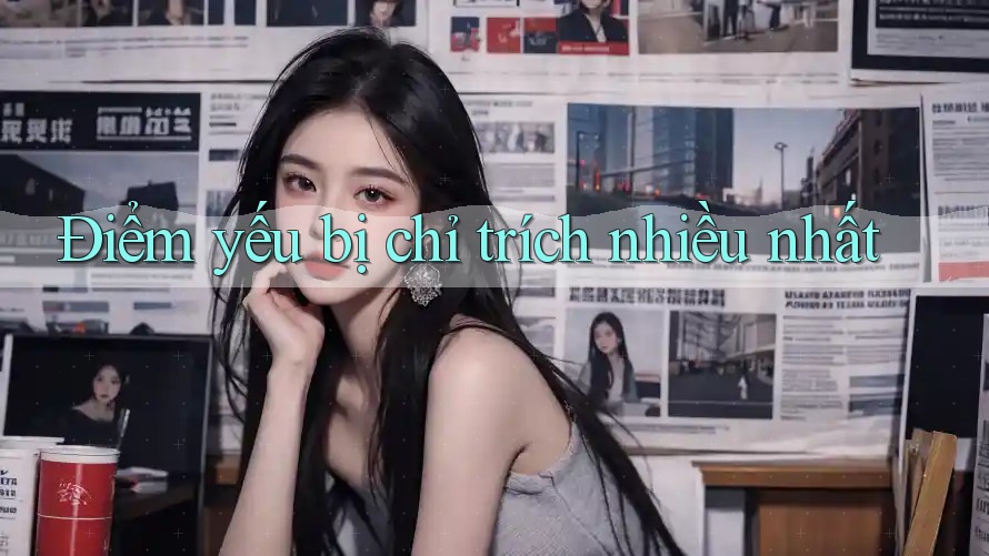 Điểm yếu bị chỉ trích nhiều nhất