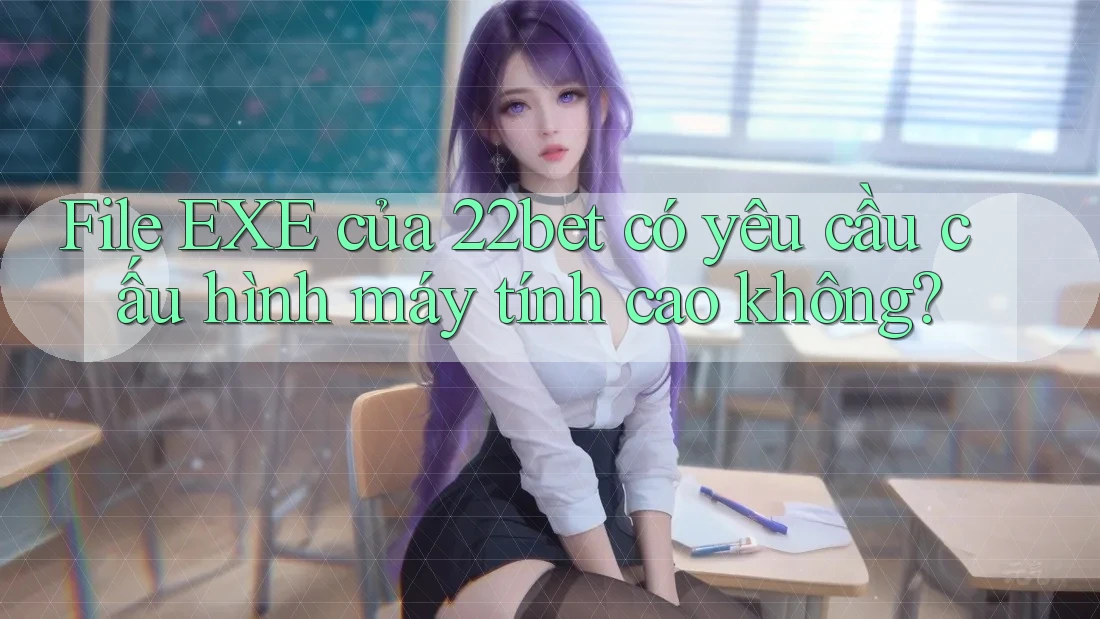 File EXE của 22bet có yêu cầu cấu hình máy tính cao không?