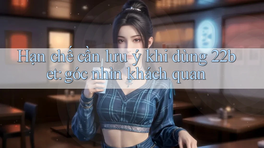 Hạn chế cần lưu ý khi dùng 22bet: góc nhìn khách quan