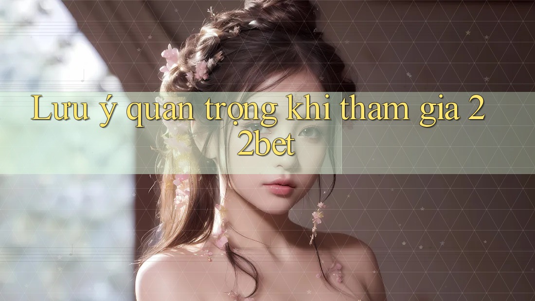 Lưu ý quan trọng khi tham gia 22bet Lưu ý quan trọng khi tham gia 22bet