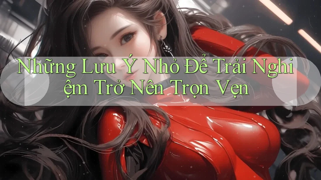 Những Lưu Ý Nhỏ Để Trải Nghiệm Trở Nên Trọn Vẹn Những Lưu Ý Nhỏ Để Trải Nghiệm Trở Nên Trọn Vẹn