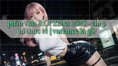 phân tích ROI 22bet 2025   chi phí thực tế variance là gì