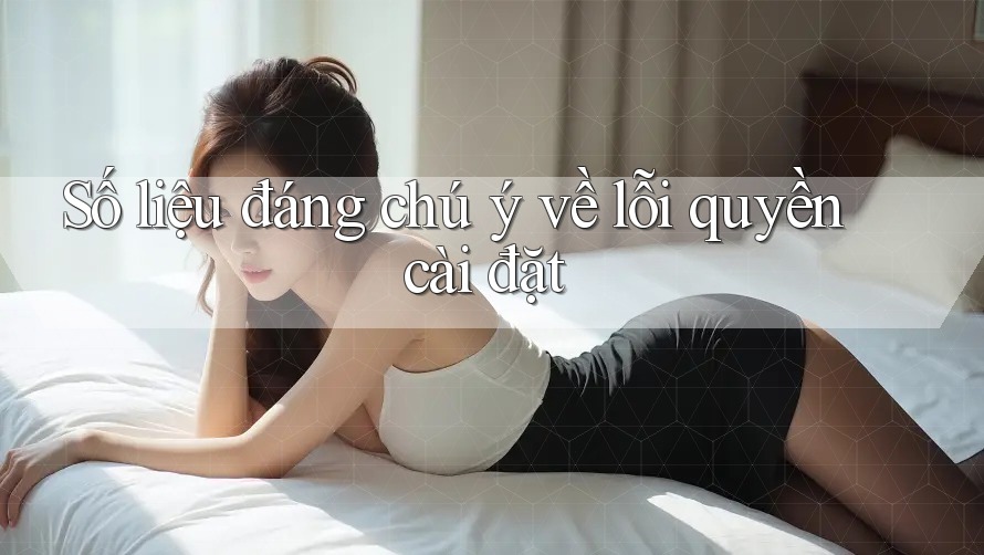 Số liệu đáng chú ý về lỗi quyền cài đặt