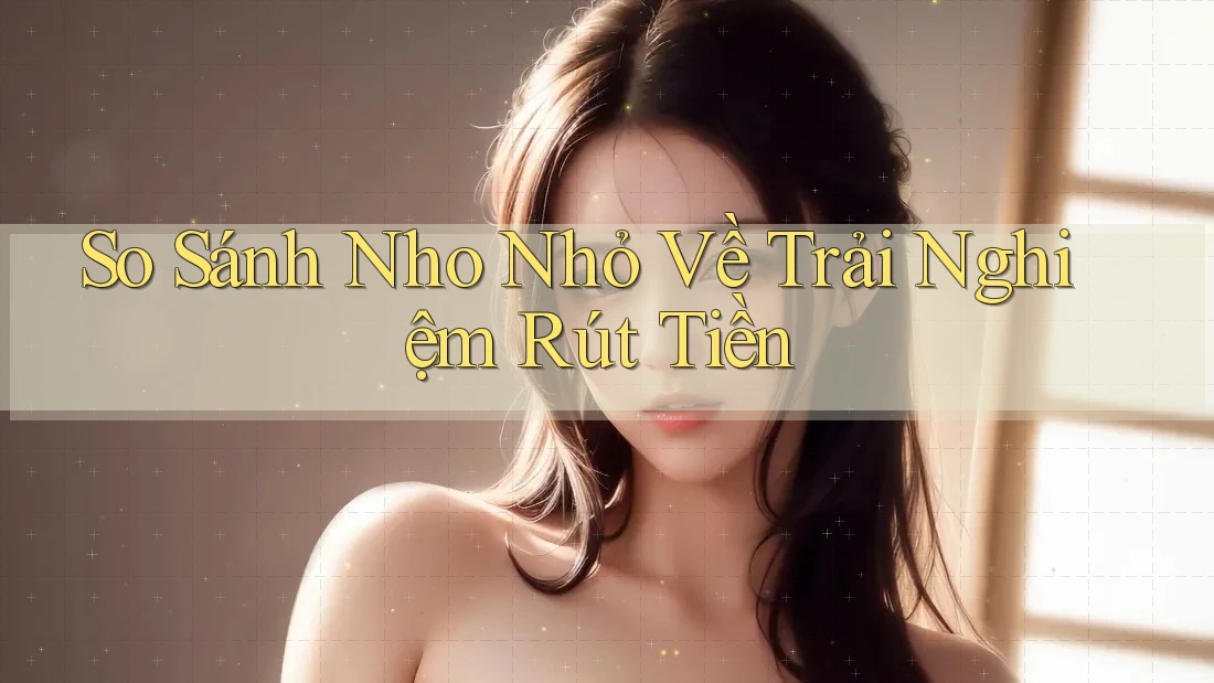 So Sánh Nho Nhỏ Về Trải Nghiệm Rút Tiền