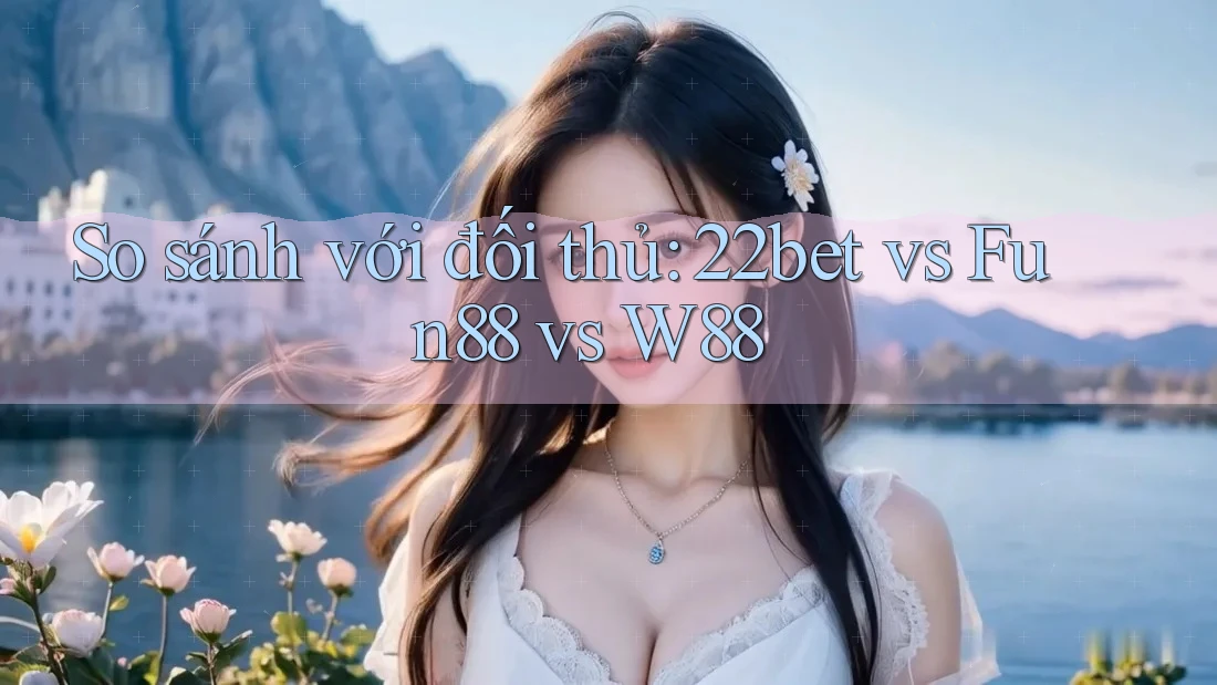 So sánh với đối thủ: 22bet vs Fun88 vs W88