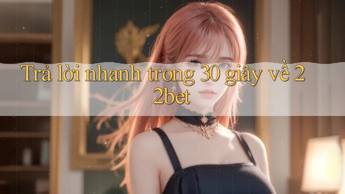 Trả lời nhanh trong 30 giây về 22bet